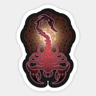 Scorpion Mandala Sticker